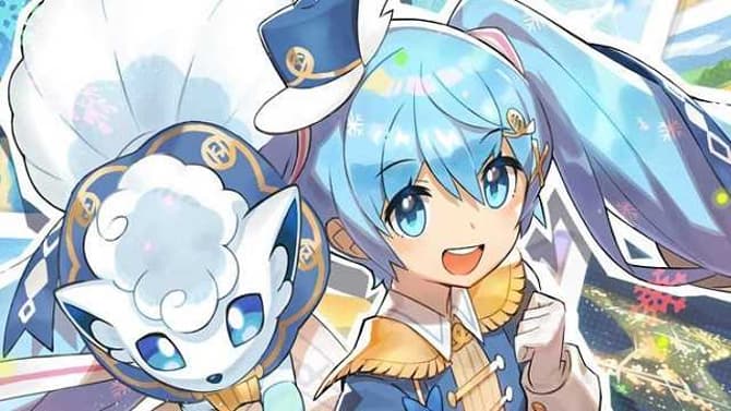 It's A POKÉMON Collaboration As Singer Hatsune Miku Teams Up With Alolan Vulpix For Sapporo Fest