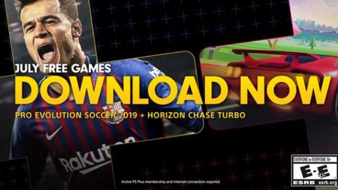 PES 2019 And HORIZON CHASE TURBO Are July's Free PlayStation Plus Games For PS4