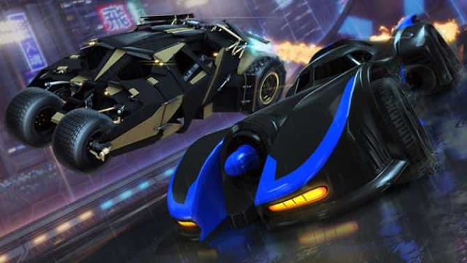 ROCKET LEAGUE DLC Adds DC Super Hero Themed Cosmetic Items And Two New Batmobiles