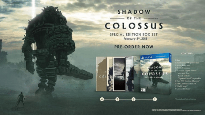 SHADOW OF THE COLOSSUS PS4 Pro Enhancements And Special Edition Revealed Alongside Comparison Trailer