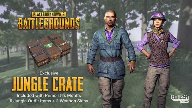 There's a Jungle Coming In The Form Of Free PUBG Loot From Twitch Prime This Month!