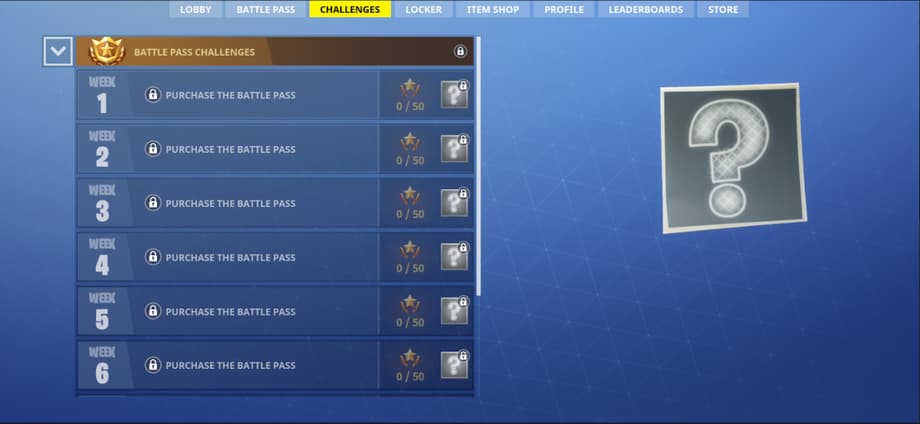 Weekly Challenges