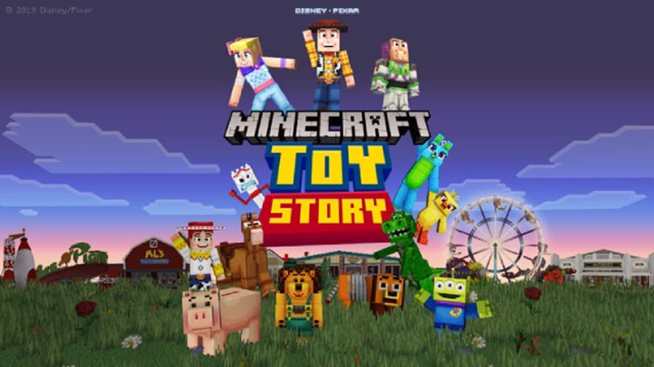 MINECRAFT Goes To Infinity & Beyond With Its Newest Mash-Up Pack Based On The TOY STORY Films