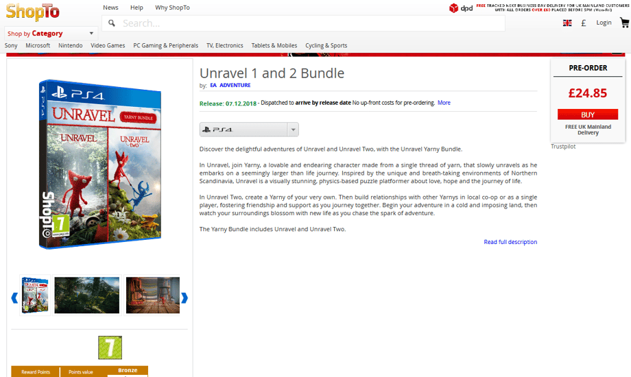 UNRAVEL 1&2 RETAIL