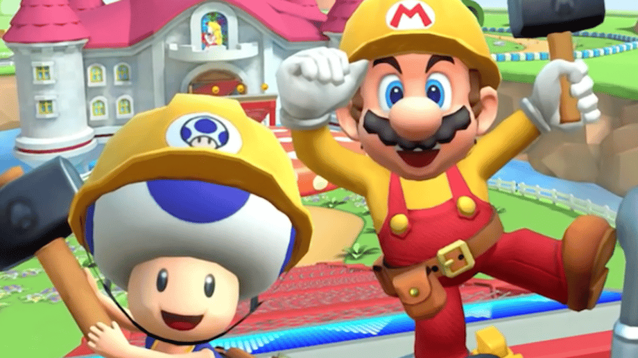 MARIO KART TOUR: Builder Mario And Builder Toad Join The Racing Game As Part Of The Trick Tour