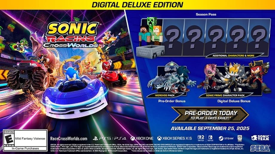 Sonic Racing: Crossworlds Digital Deluxe Preview