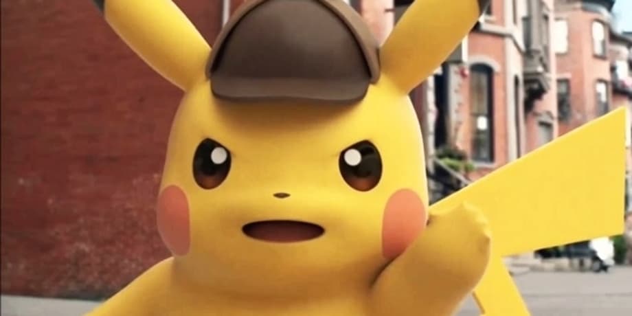 A New Banner For DETECTIVE PIKACHU Reveals The Live-Action Movie's Electrifying Logo