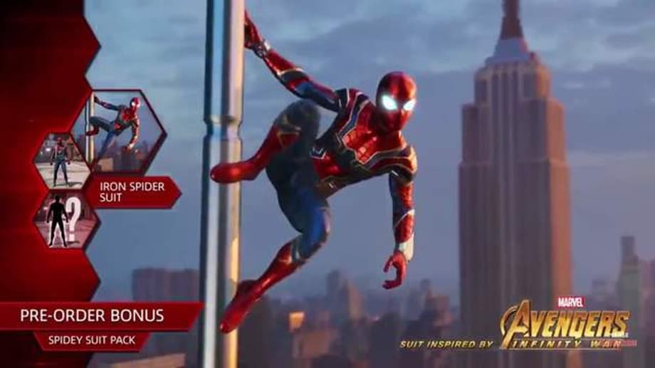 Leaked Video Reveals Avengers: Infinity War's Iron Spider Suit Will Come To SPIDER-MAN PS4 As Pre-Order Bonus