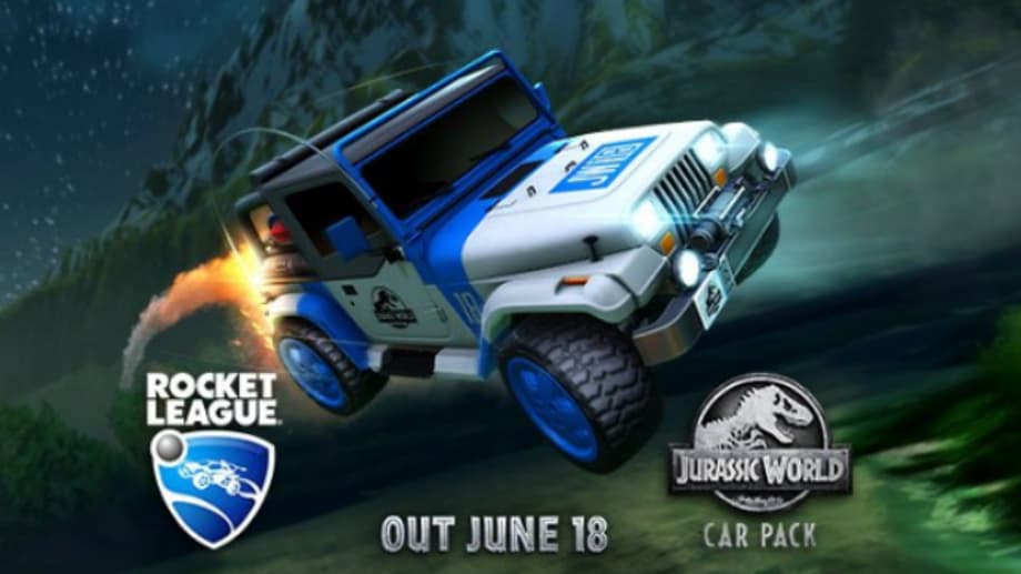 ROCKET LEAGUE Goes Prehistoric With The Announcement Of JURASSIC WORLD: FALLEN KINGDOM Tie-In DLC