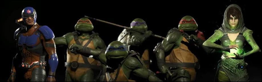 The Teenage Mutant Ninja Turtles Are Revealed In The INJUSTICE 2 Fighter Pack 3 Trailer