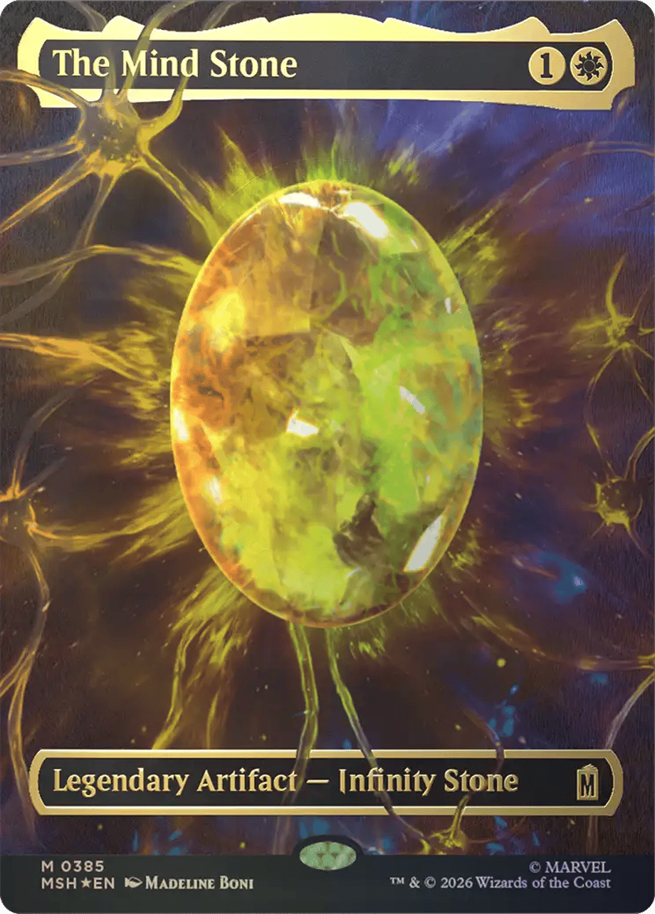The Mind Stone cosmic foil card