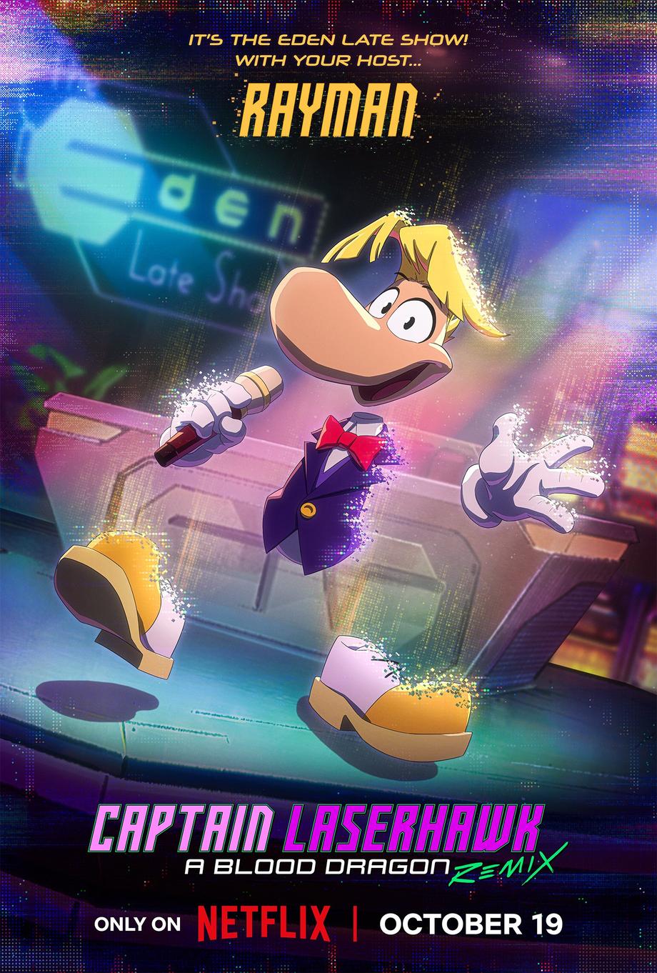 Rayman Netflix Captain Laserhawk
