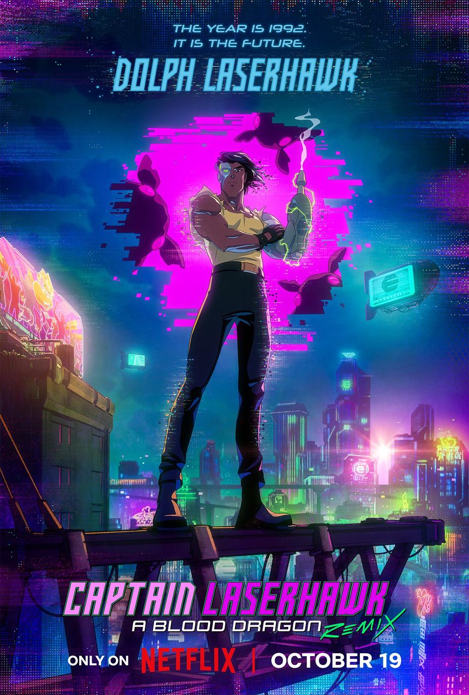 Captain LAserhawk Blood Dragon Remix Netflix