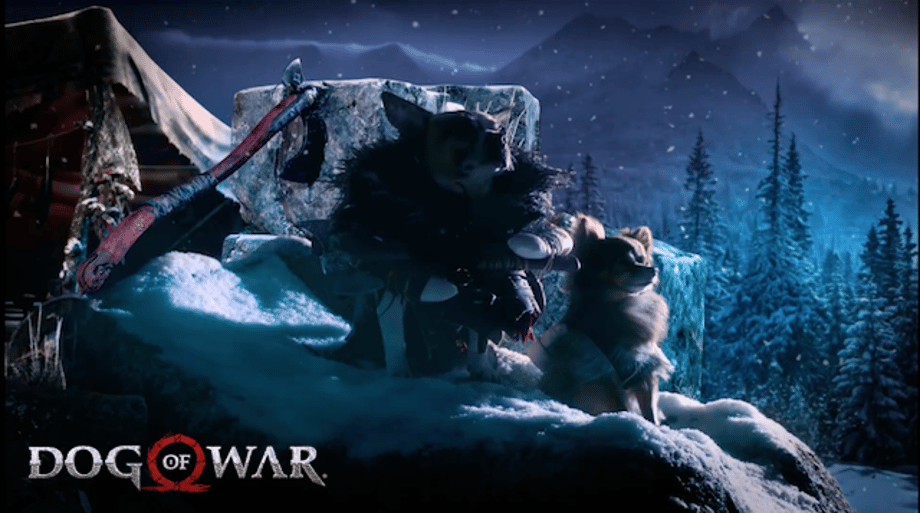 A New Breed Of Hero Is Born In This Hilarious Parody For GOD OF WAR Simply Titled DOG OF WAR