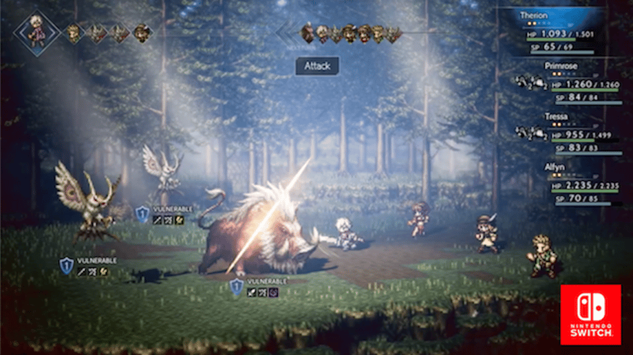 E3: OCTOPATH TRAVELER Gets New Trailer That Shows Off All Eight Playable Characters From The Game