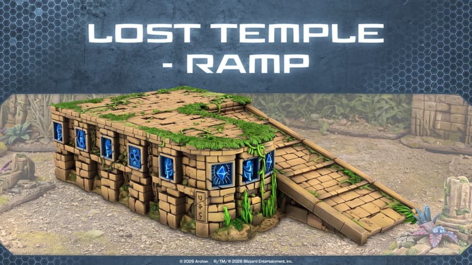 StarCraft Tabletop Game - Lost Temple Ramp (Terrain)
