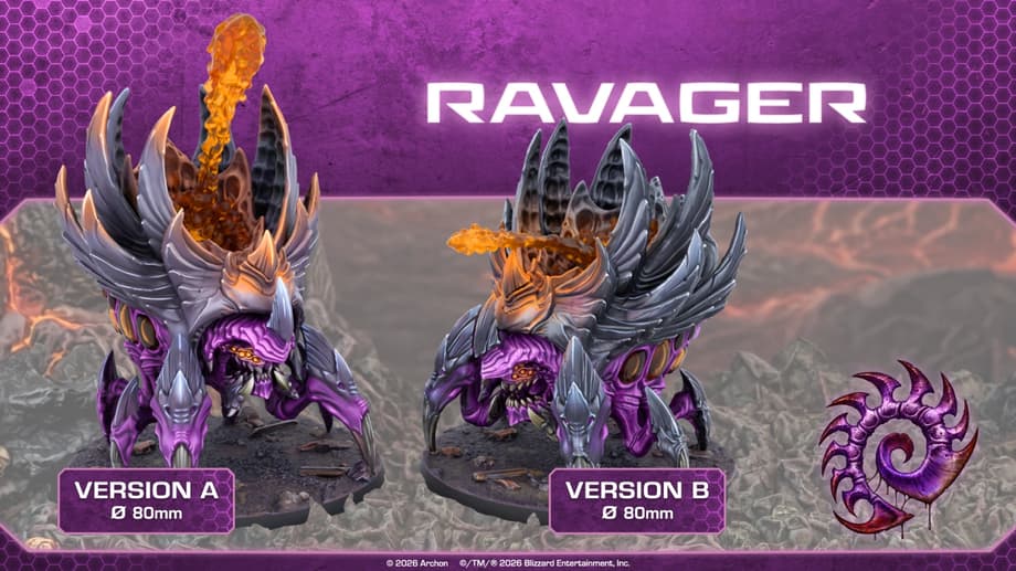 StarCraft Tabletop Game - Zerg Ravager