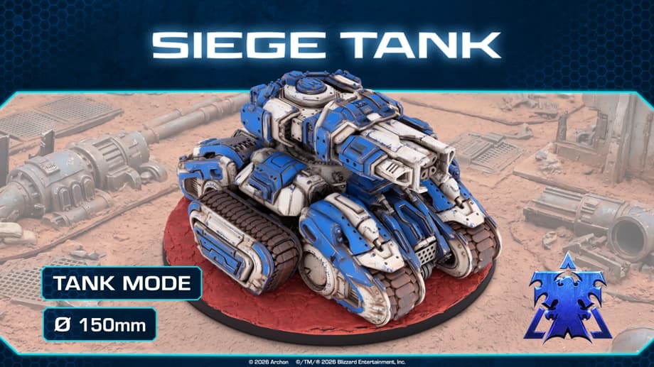 StarCraft Tabletop Game - Siege Tank
