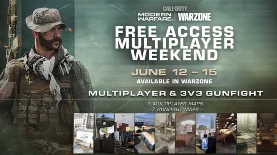 CALL OF DUTY: MODERN WARFARE Multiplayer Playable For Free Through WARZONE Until June 15th