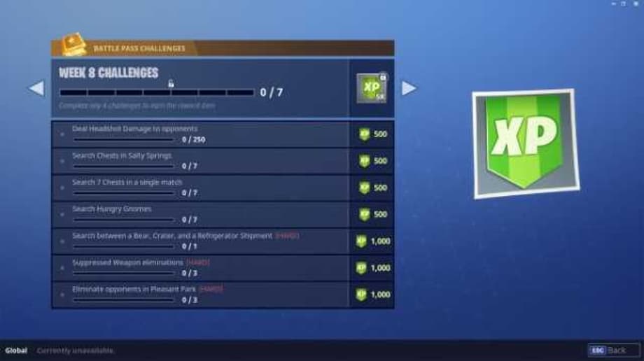 FORTNITE Season 4 Week 8 Challenges Live: Hungry Gnome And Hidden Battle Pass Locations
