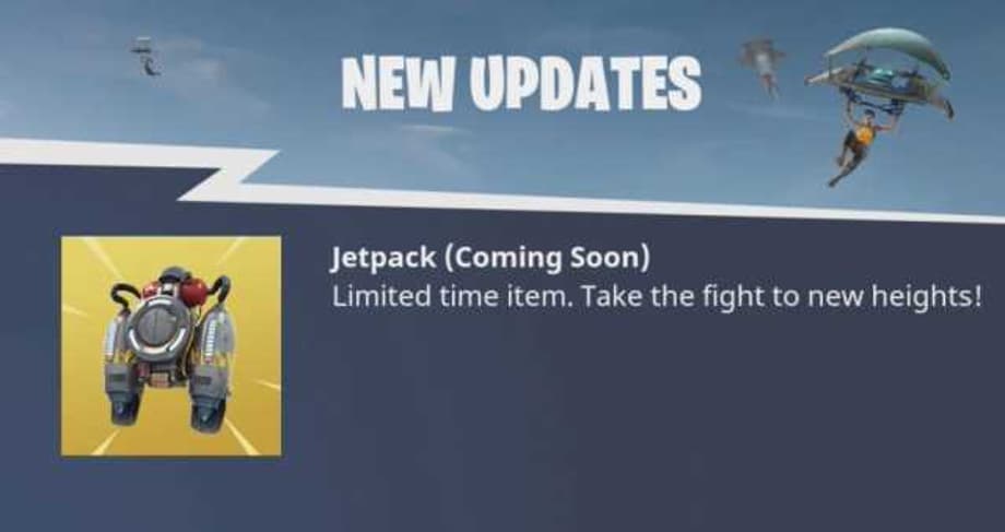 FORTNITE v4.2 Content Update Arrives Tomorrow With Jetpacks