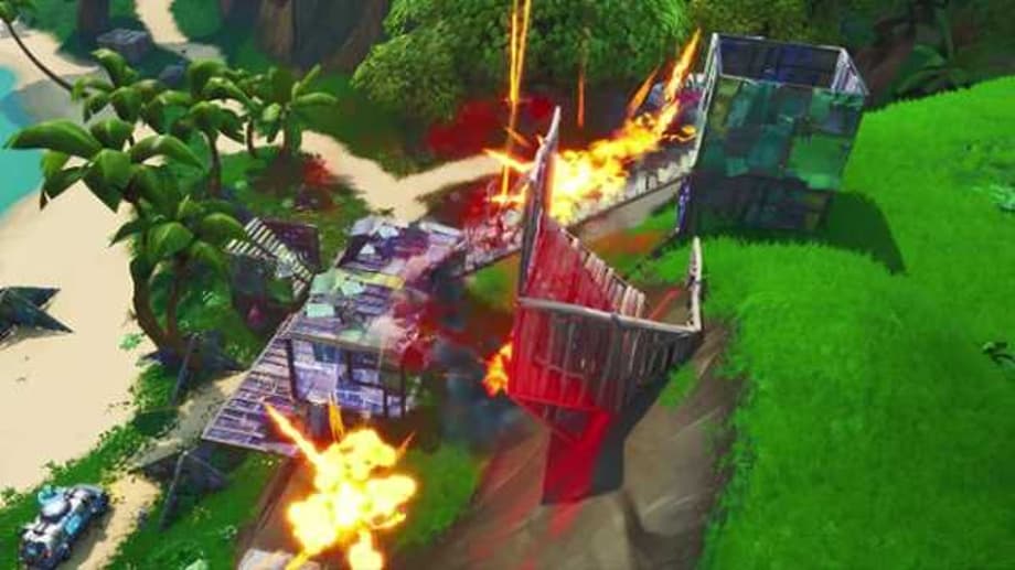 FORTNITE V9.30 Content Update: New Air Strike Item Rains Down Fire From Above