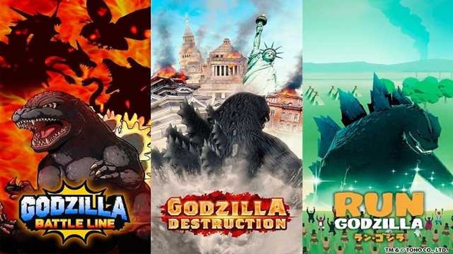 GODZILLA: Three New Mobile Games Based On The King Of The Monsters Are on The Way