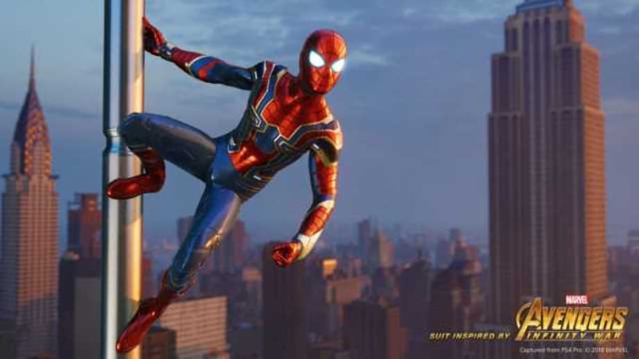 Iron Spider Suit From AVENGERS: INFINITY WAR Coming To MARVEL'S SPIDER-MAN As Pre-Order Bonus On PS4