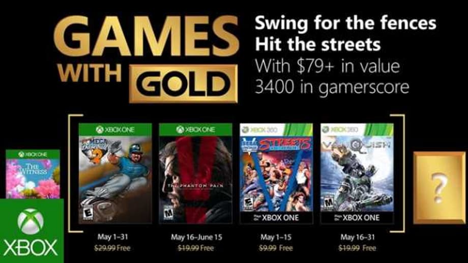 METAL GEAR SOLID V: THE PHANTOM PAIN Headlines Xbox Games With Gold For May 2018