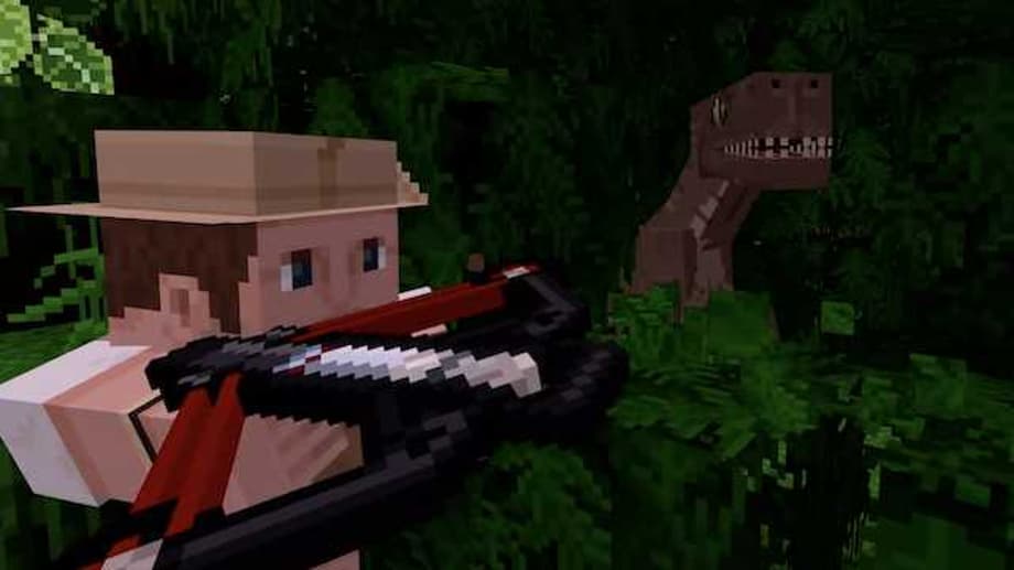 MINECRAFT: The Developers At Mojang Studios Spare No Expenses With The New DLC Based On JURASSIC WORLD