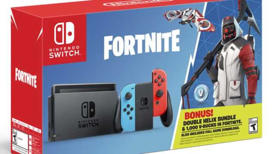 NINTENDO SWITCH FORTNITE - DOUBLE HELIX Bundle Includes V-Bucks And Exclusive In-Game Content