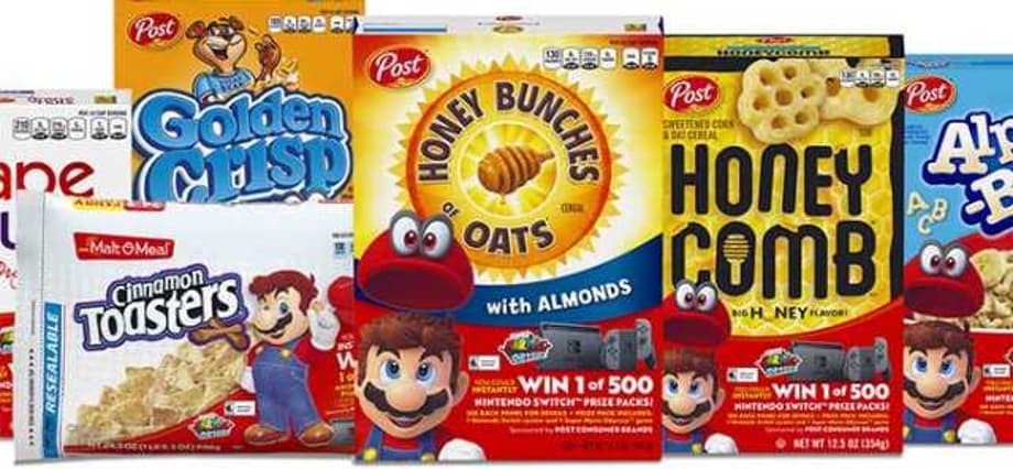 NINTENDO Teams Up With Post Consumer Brands For a Super Cereal Promotion