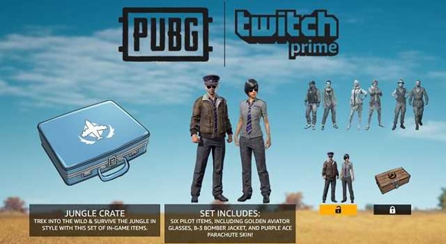 PUBG's September Twitch Prime Crate Looks To Spread Its Wings Today!