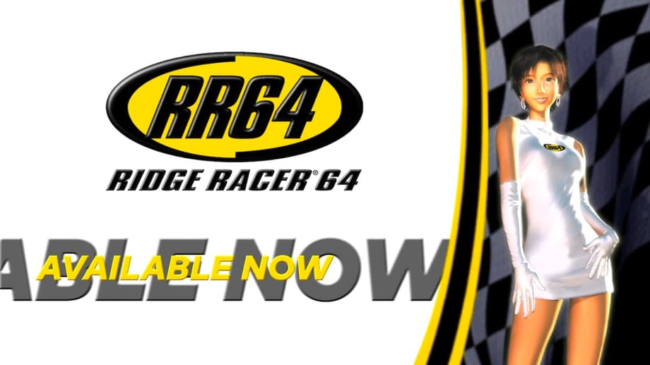 RIDGE RACER 64 Drifts Its Way Onto The Nintendo Switch As Part Of Nintendo Switch Online's January Lineup