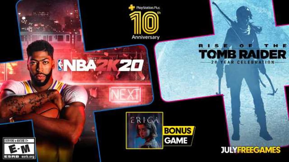 RISE OF THE TOMB RAIDER & NBA 2K20 Will Be Available For Free With PlayStation Plus This Month