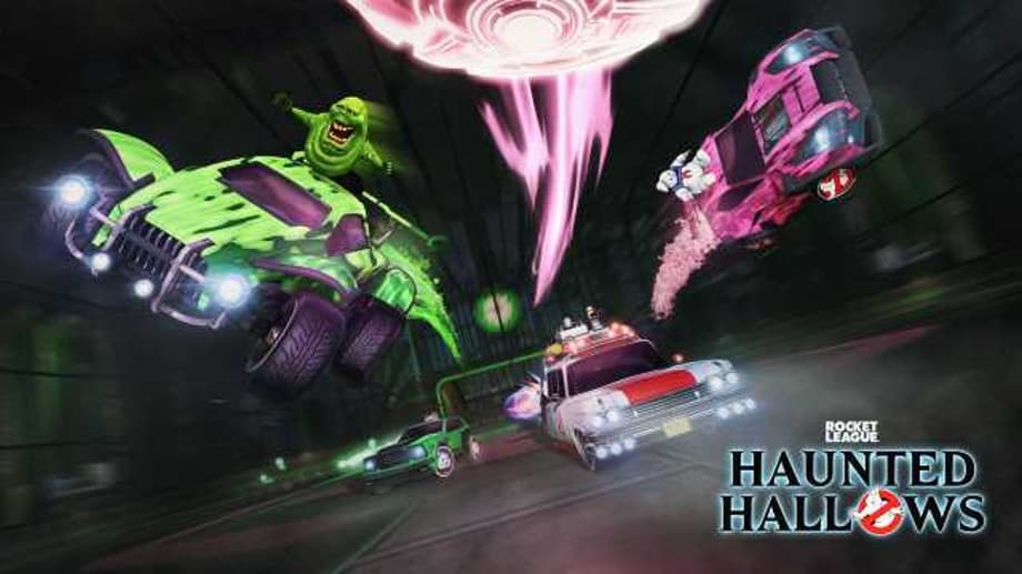 ROCKET LEAGUE &quot;Haunted Hallows&quot; Halloween Event Now Live Featuring Ecto-1 & More From GHOSTBUSTERS