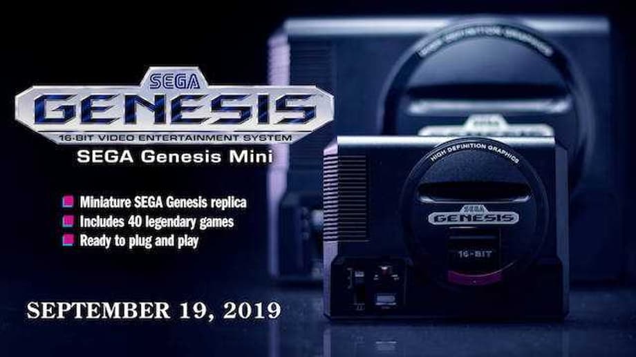 SEGA GENESIS MINI Officially Unveiled By Sega; ATGames Not Working On The Emulation