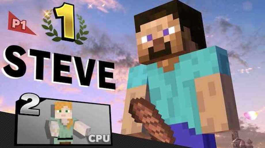 SUPER SMASH BROS. ULTIMATE: Latest Update Has Changed The Controversial Win Pose For MINECRAFT's Steve