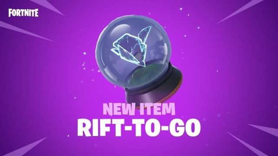 The Newest Item To Join FORTNITE Is This Amazing Rift-To-Go. Portable Teleportation!