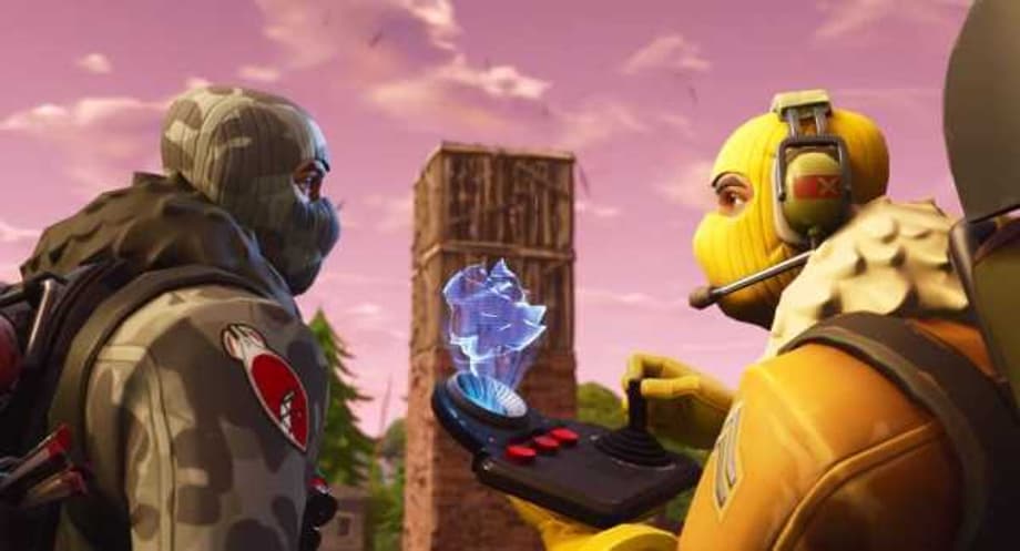 Watch FORTNITE Streamers Ninja And DrLupo Ride The Guided Missile To A Final Kill In Battle Royale