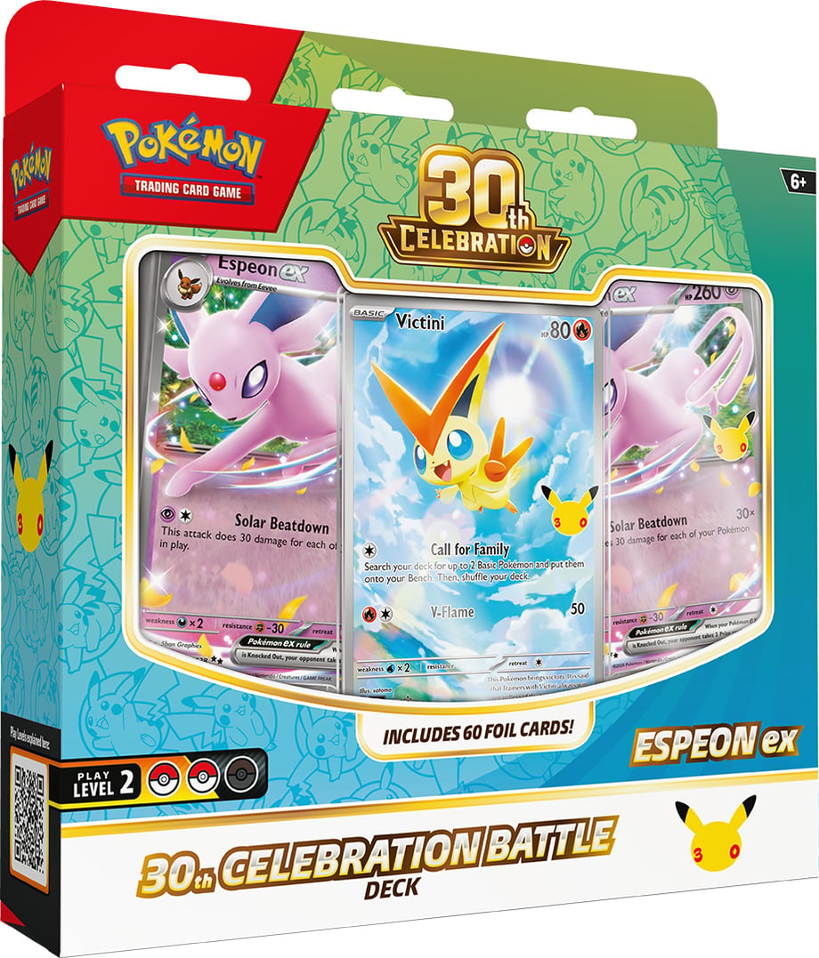 Pokemon TCG 30th Celebration Battle Deck Espeon ex