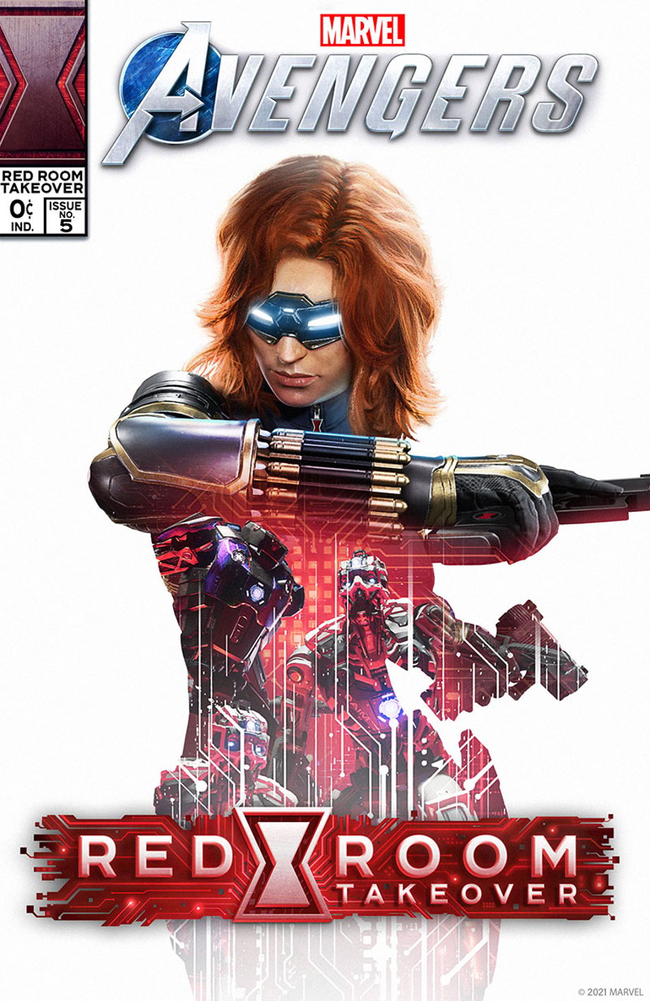 marvel's avengers red room takeover comic