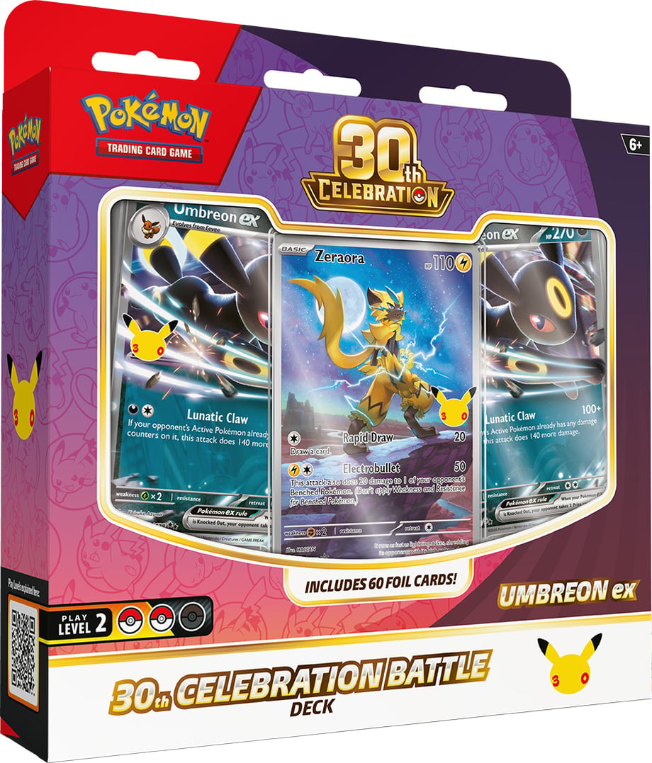 Pokemon TCG 30th Celebration Battle Deck Umbreon ex