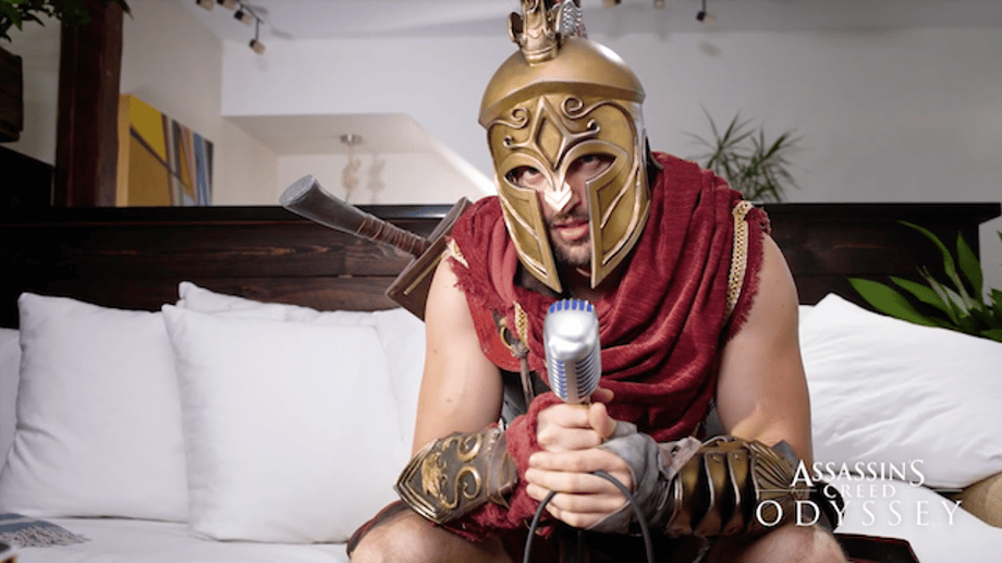 Alexios Is Back And Ready To Respond To Online Comments In Hilarious New Video For ASSASSIN'S CREED ODYSSEY