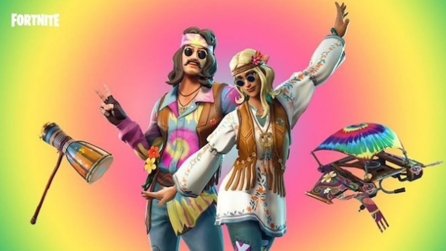 FORTNITE Store Update Adds "Flower Power" Gear Which Consists Of A Groovy Glider, Harvesting Tool, & Outfits