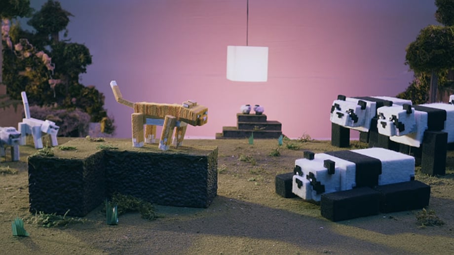MINECRAFT: Check Out This Puppeteered New Trailer For The Upcoming "Cats & Pandas" Update