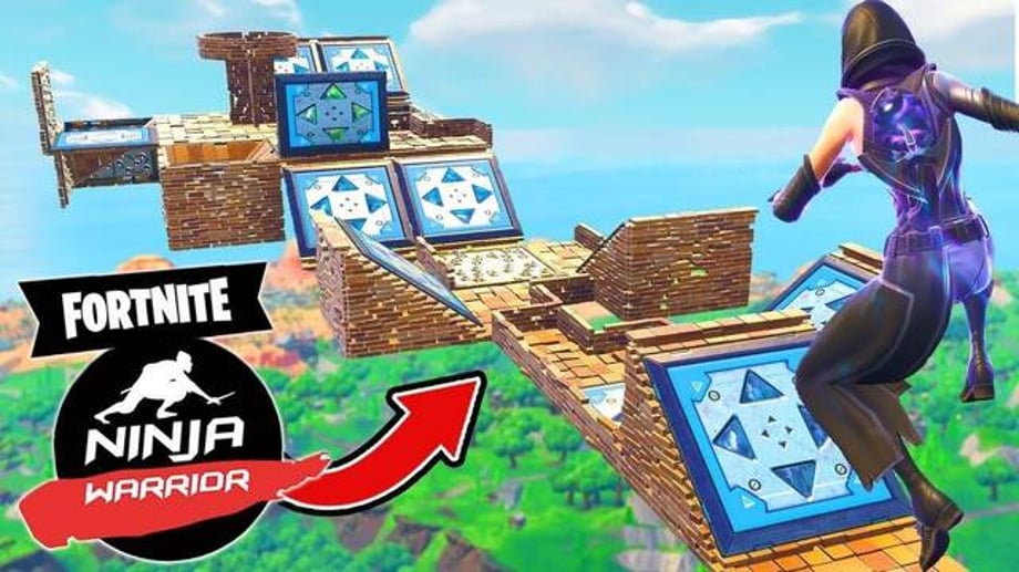 Players Build A "Ninja Warrior" Style Circuit In FORTNITE