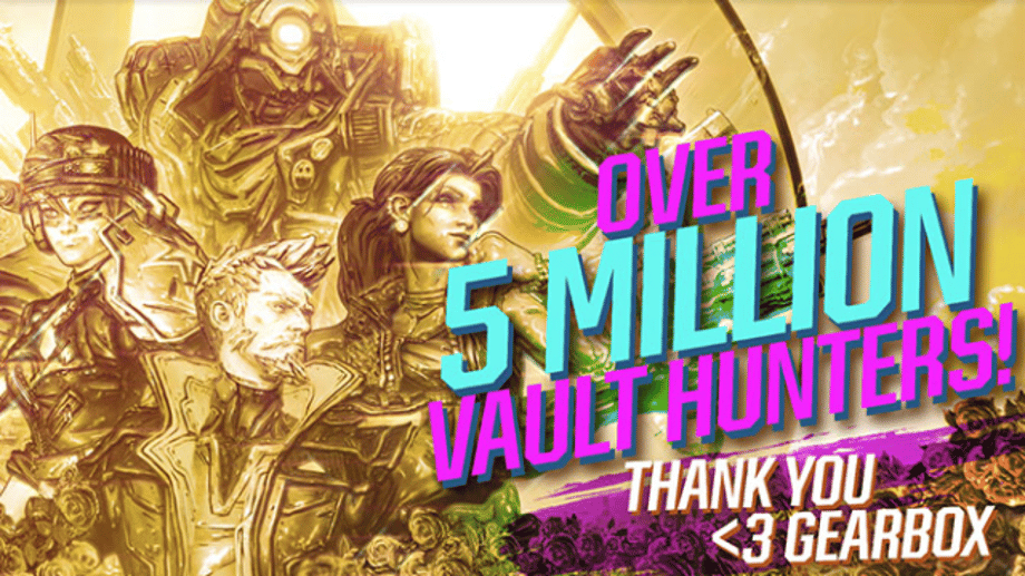 BORDERLANDS 3 Sets Multiple Records With More Than Five Million Units Sold-In In Just Five Days