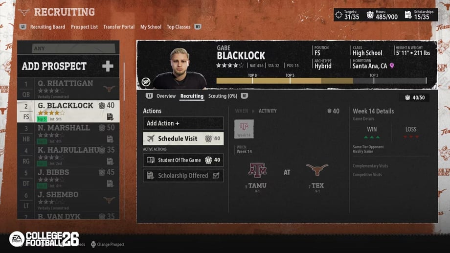 COLLEGE FOOTBALL 26 Won't Have As Many 5-Star White Cornerbacks