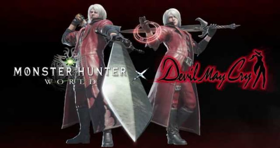 Dante Son of Sparda Steals The Spotlight in DEVIL MAY CRY COLLECTION HD And MONSTER HUNTER WORLD Collaboration